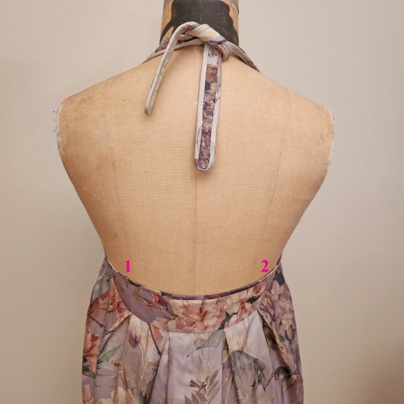 Jean Paul Gaultier Floral Silk Halter Dress - Picture 13 of 15